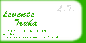 levente truka business card